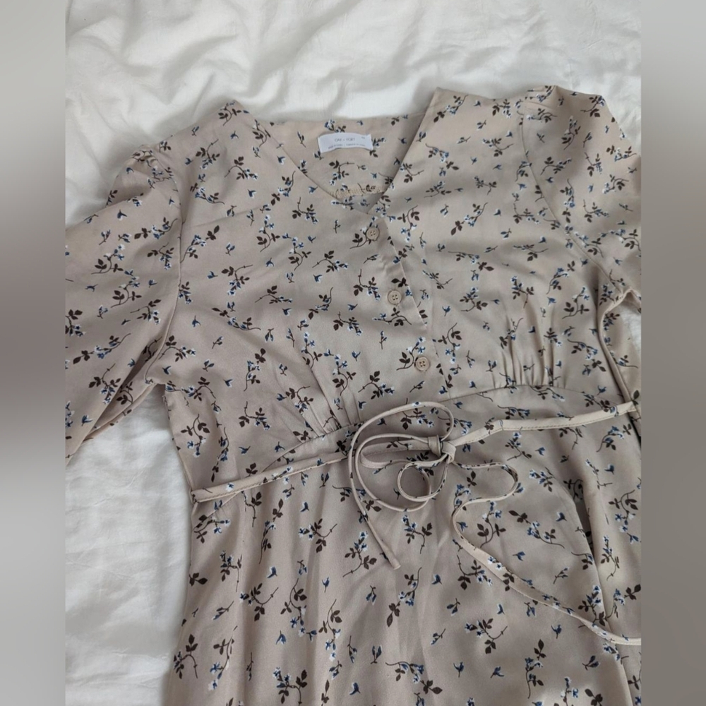 OAK + FORT Floral Dress